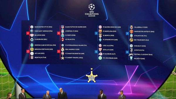 Así quedaron conformados los grupos de la Champions League