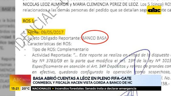 Banco Basa abrió cuentas a Nicolás Leoz en pleno Fifa-gate - ABC Noticias - ABC Color