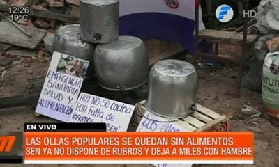 Ollas populares se quedan sin alimentos | Telefuturo
