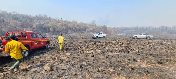 Lluvias ayudaron a extinguir totalmente el incendio en el Parque Cerro Corá