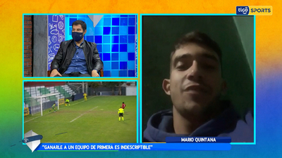 Mario Quintana estuvo conversando con los chicos de Sportivísimo