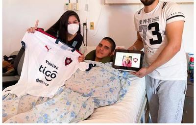 José Zaván recibió la visita de compañeros y el apoyo del club de sus amores