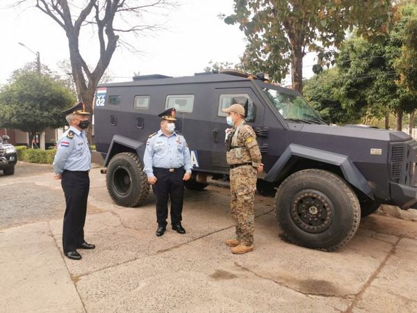 Entregan patrullera blindada tras asesinato de policías en el norte - Nacionales - ABC Color