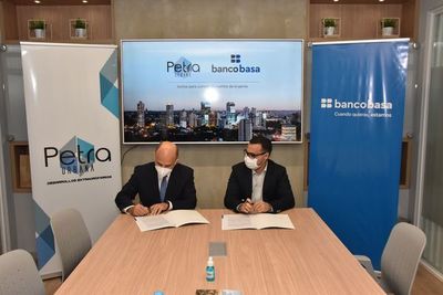 Banco Basa firma alianza para la financiación de viviendas en el edificio Petra Tower