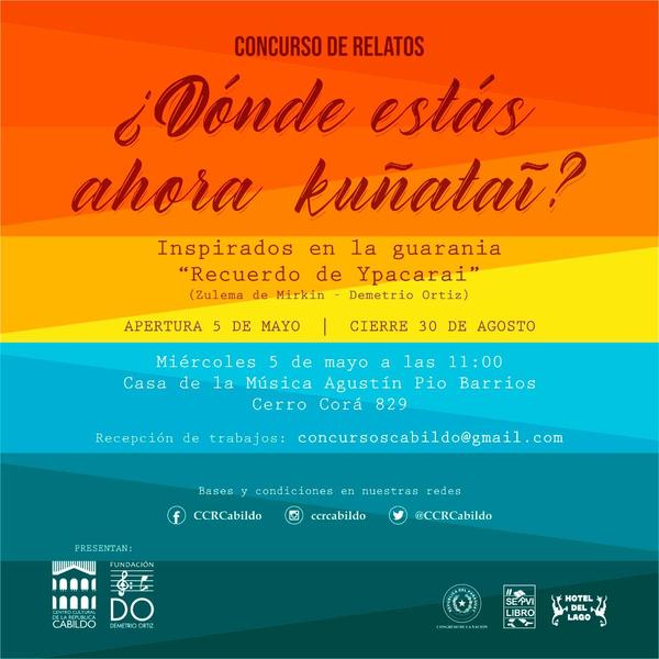 Últimos días para entrega de obras para concurso de relatos ¿Dónde estás ahora, kuñatãi? | .::Agencia IP::.