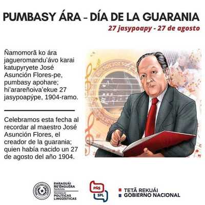 Hoy se celebra el Día de la Guarania y el natalicio de su creador, el maestro José Asunción Flores | .::Agencia IP::.
