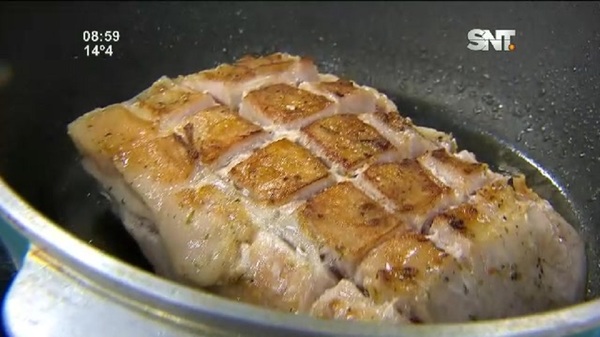 Lomo de cerdo UPISA a la naranja con puré de batata - SNT