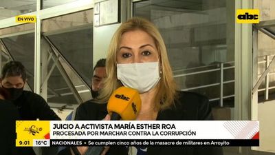 Fiscal niega acusación sobre supuesta orden de reclusión arbitraria contra María Esther Roa - Nacionales - ABC Color