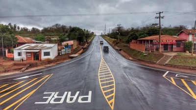 Inauguraron asfalto que une Arroyito con la ruta PY05 - El Trueno