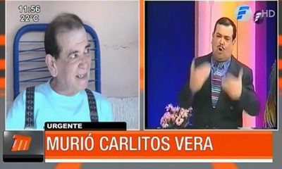 Falleció Carlitos Vera, gran humorista paraguayo | Telefuturo