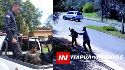 POLICÍA DETUVO AL HOMBRE QUE ATACÓ A UNA MUJER EN CIUDAD NUEVA.