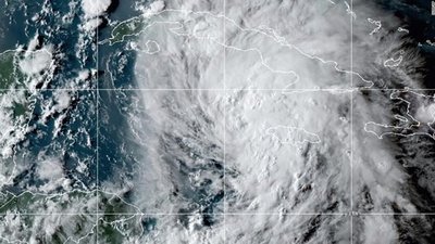 Huracán Ida toca tierra en la Isla de la Juventud, en Cuba