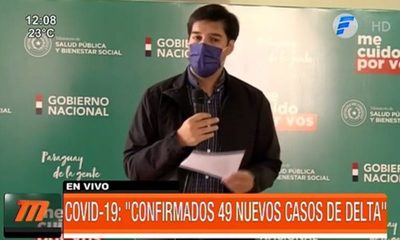 Primer fallecido por variante Delta en Paraguay | Telefuturo