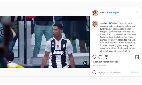 Cristiano Ronaldo se despidió de la Juventus con una emotiva carta: “Siempre seré uno de ustedes” – Prensa 5