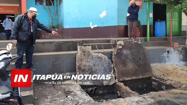 LIMPIEZA GENERAL DE DESAGÜES EN LA PLACITA MUNICIPAL DE ENCARNACIÓN.