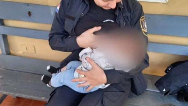 Una policía amamantó al bebé de una aprehendida en San Lorenzo