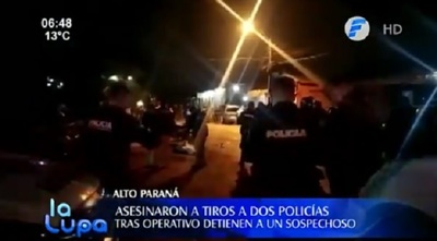 Matan a dos policías durante persecución en Ciudad del Este
