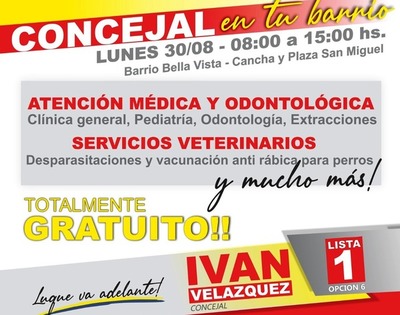 Invitan a una jornada comunitaria en Bella Vista •