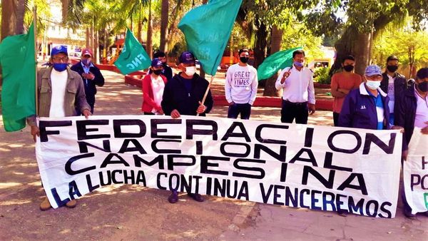 FNC repudia intención de convertir invasión de tierra en crimen