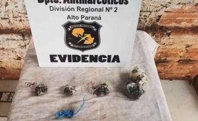 Incautan droga y apresan a pareja durante allanamiento
