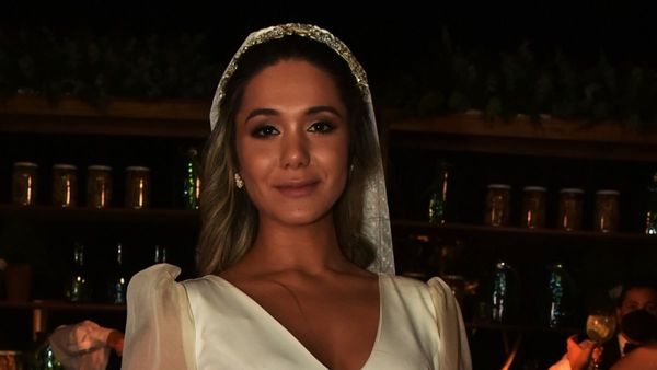 Giannina y Gustavo contrajeron matrimonio