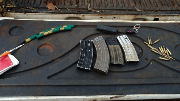 Hallan cargadores de armas de guerra en operativo antidrogas