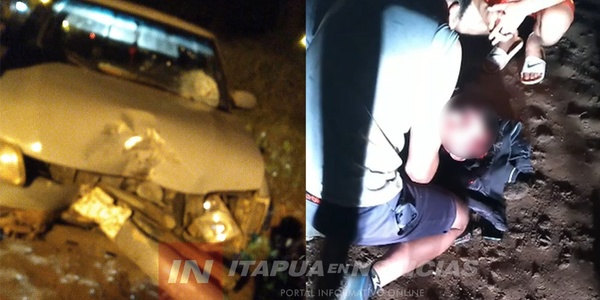 VIOLENTA COLISIÓN SOBRE UN CAMINO VECINAL EN CAMBYRETÁ