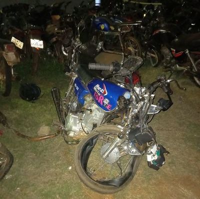 La epidemia de siempre: Decena de motociclistas heridos en sendos accidentes de tránsito - ABC en el Este - ABC Color