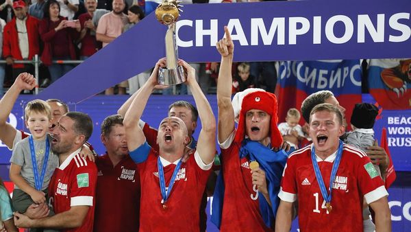 Rusia logra su tercer título mundial de fútbol playa