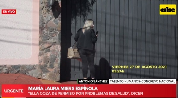 Funcionaria del Congreso “hace oficina” en casa de González Daher