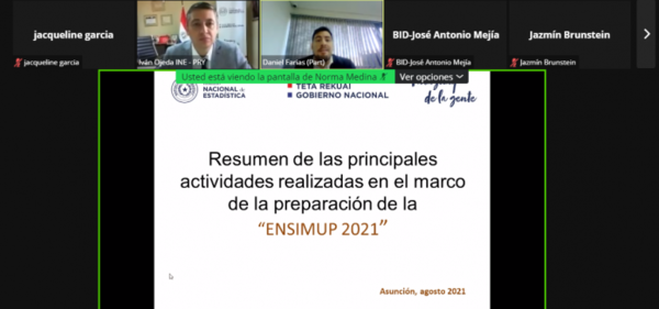 INE presentó informe sobre preparativos de encuesta sobre situación de la mujer