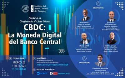 BCP realizará la conferencia virtual “CBDC: La Moneda Digital del Banco Central”