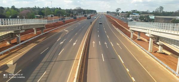En Caaguazú se habilitó un nuevo tramo de duplicación de la ruta PY02 – Prensa 5