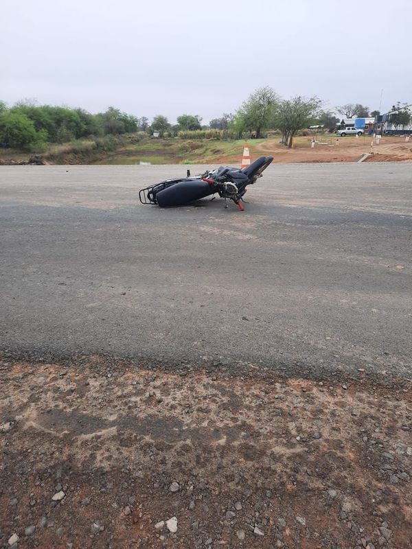 Un motociclista falleció en un accidente de tránsito en Cruce Pioneros - Nacionales - ABC Color