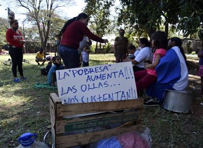Manifestantes de las ollas populares volverán mañana, anunciaron - Nacionales - ABC Color