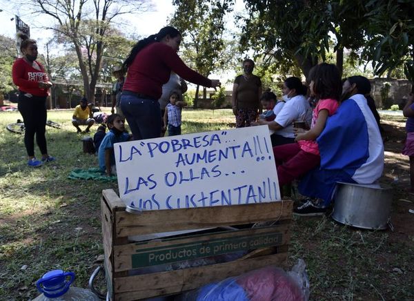 Manifestantes de las ollas populares volverán mañana, anunciaron - Nacionales - ABC Color