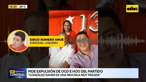 Piden expulsión de OGD del partido - ABC Noticias - ABC Color