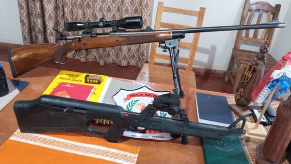 Incautan en Villa Madrid rifles que pueden perforar blindados