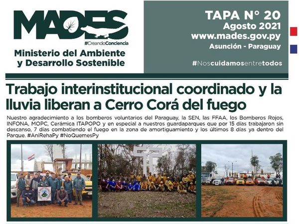 Mades combate incendios con donaciones, pero usará US$ 8 millones del Fondo Verde para construir nueva sede - Nacionales - ABC Color