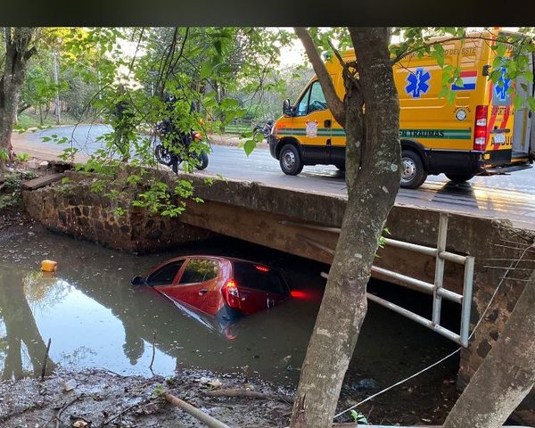 Vehículo cae a Lago en CDE