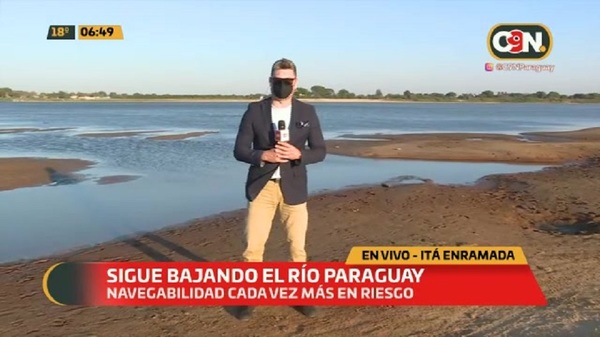 Bajante del Río Paraguay afecta al comercio fluvial - C9N