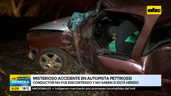 Misterioso accidente en la autopista Silvio Pettirossi - ABC Noticias - ABC Color