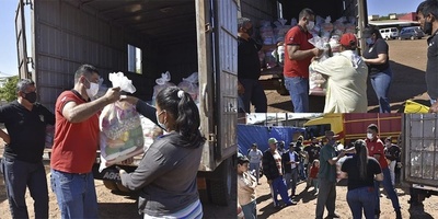 CONTINÚA ENTREGA DE ALIMENTOS NO PERECEDEROS A SECTORES VULNERABLES