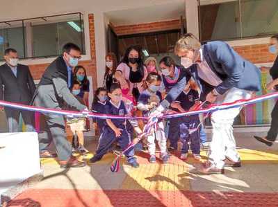 Inauguran Espacio Educativo para Primera Infancia en Caaguazú - Noticiero Paraguay