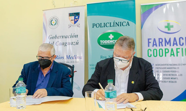 Coopafiol firma acuerdo de cooperación con Facultad de Medicina UNCA y Gobernación de Caaguazú - OviedoPress