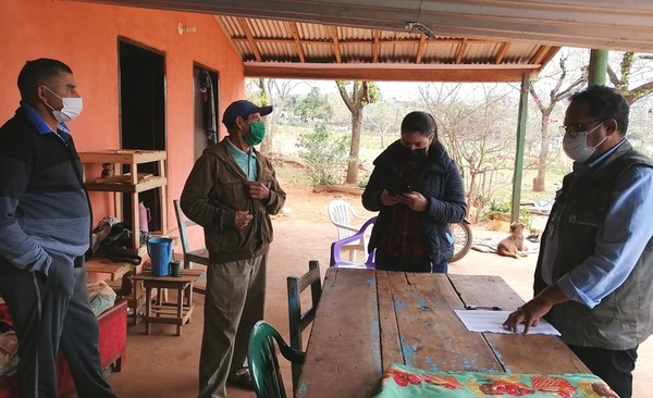 Realizan censo para productores de Caazapá en el marco del Programa de Seguridad Alimentaria