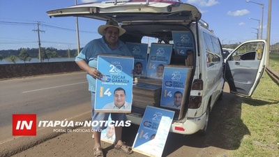 OSCAR GABAZZA BUSCA SER ELEGIDO COMO CONCEJAL DE ENCARNACIÓN.