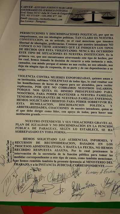 Intendente dijo que no llegó todavía la denuncia en su contra » San Lorenzo PY