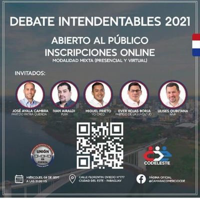 Preparan nuevo debate de intendentables
