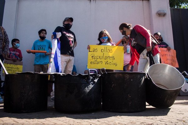 Ante falta de respuesta del Ejecutivo, organizadores de ollas populares anuncian carpa de resistencia - ADN Digital
